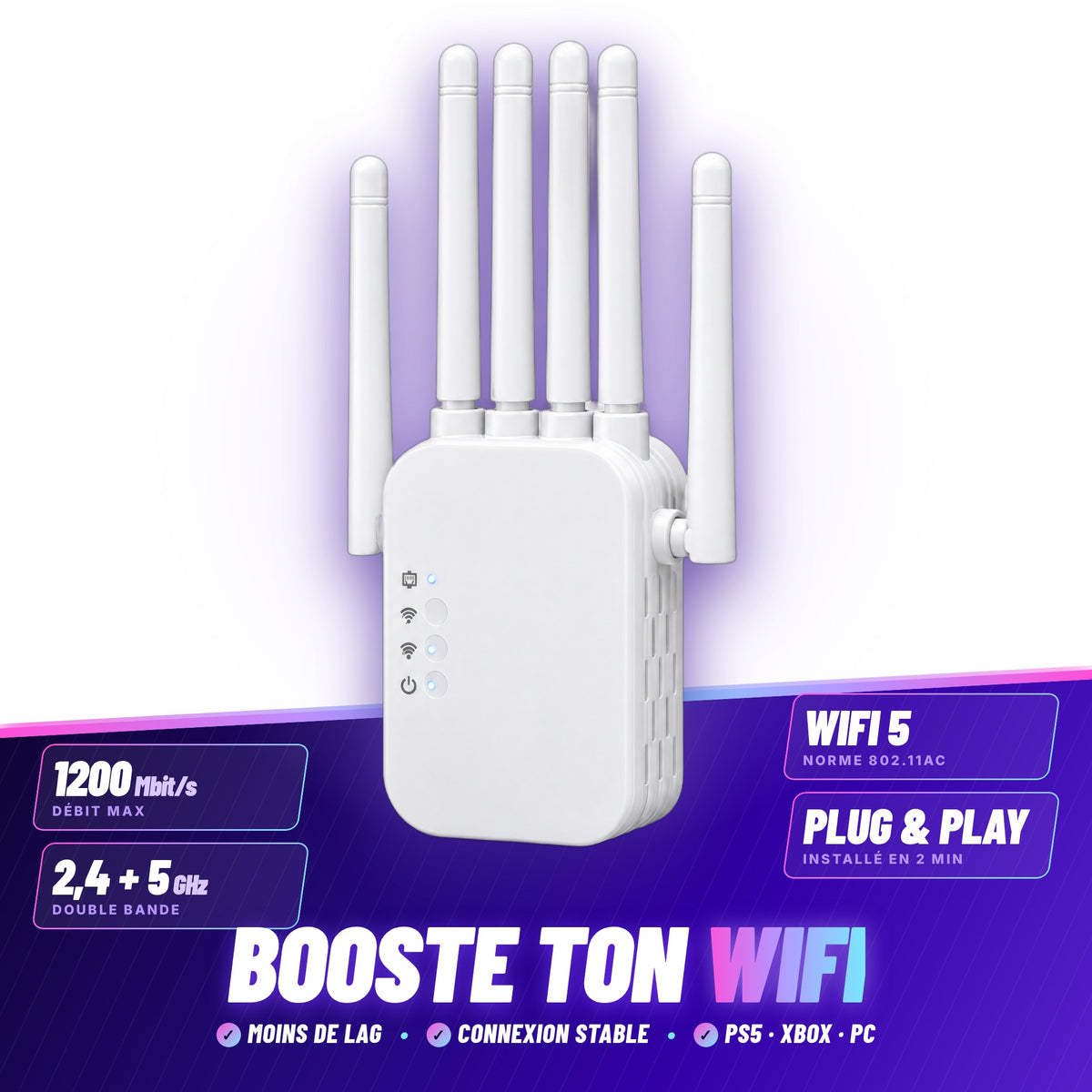 WIFI AMPLIFICATEUR 1200M