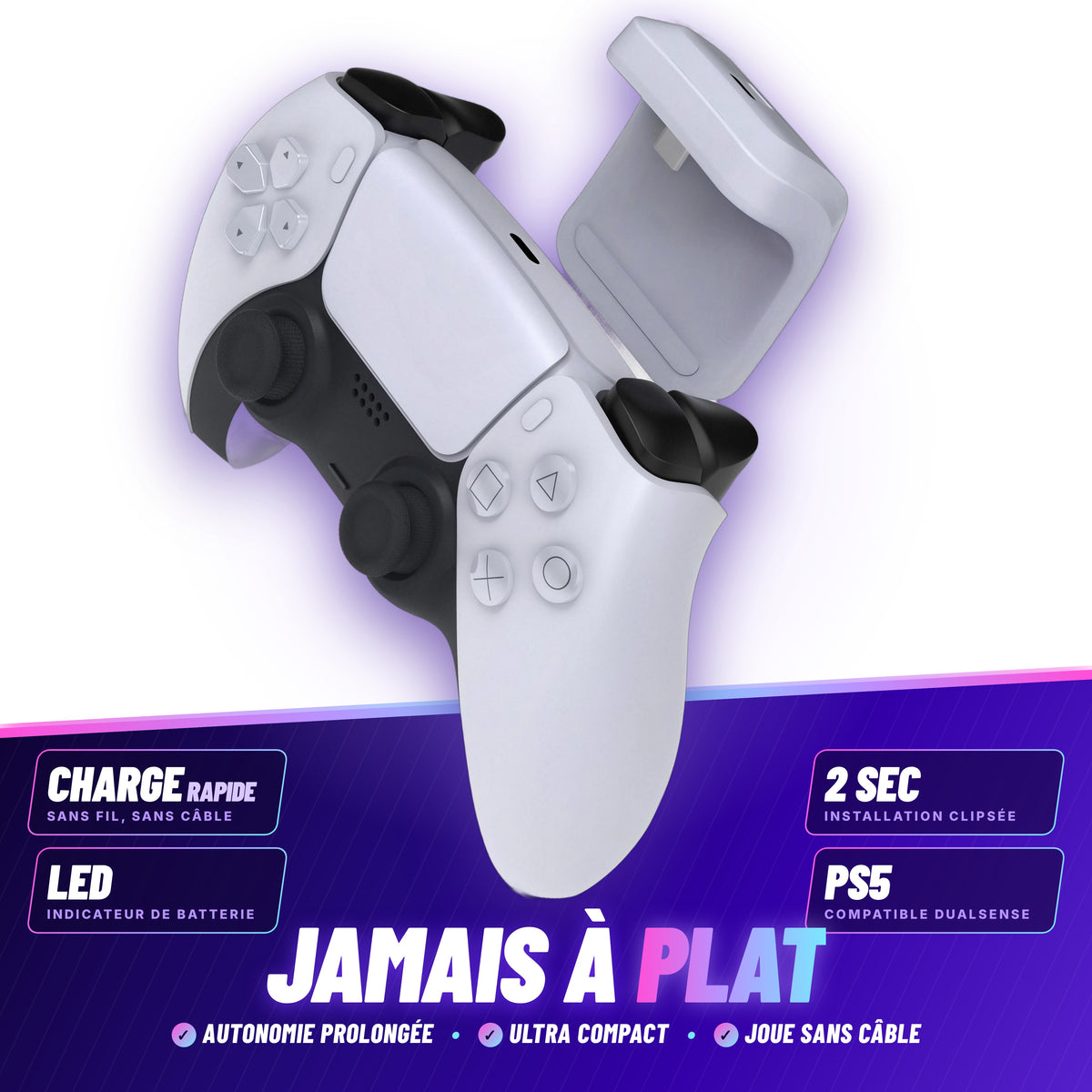 CHARGEUR MANETTE SANS FILS