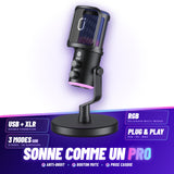 MICRO GAMING RGB USB/XLR