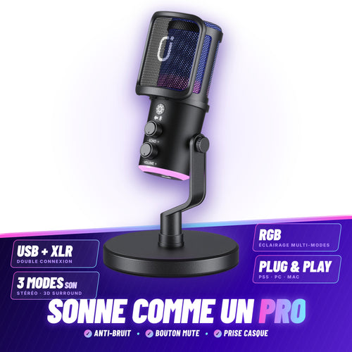 MICRO GAMING RGB USB/XLR